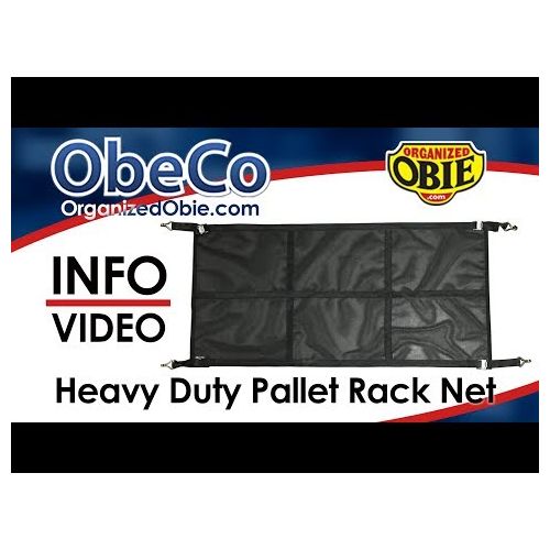 10ft • Sliding Pallet Rack Safety Net • OBR31111BECON-10