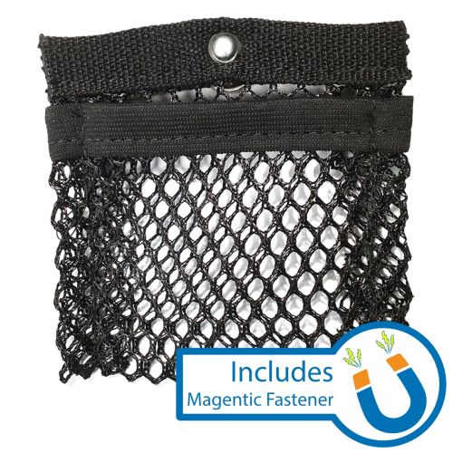 6" x 5" • Magnetic Mesh Phone Pocket