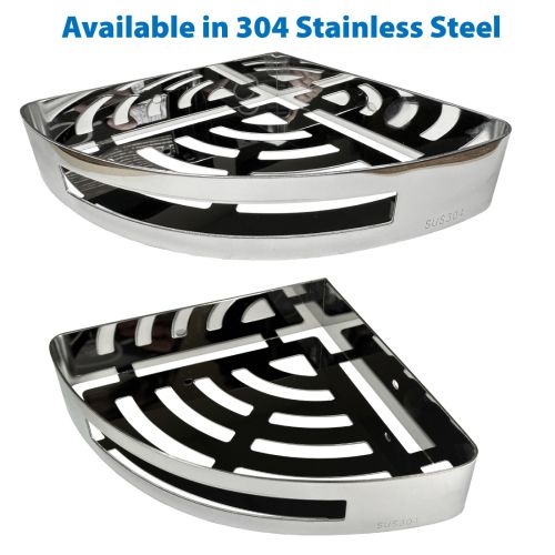 Shower Corner Caddy • 304 Stainless Steel