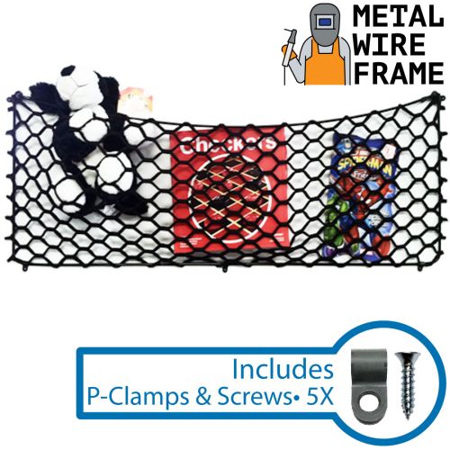 12" x 31" • Wire Framed Net Storage Pocket