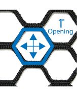 20" • Black Stretch Net • Cut to Length (Sold by Ft.)