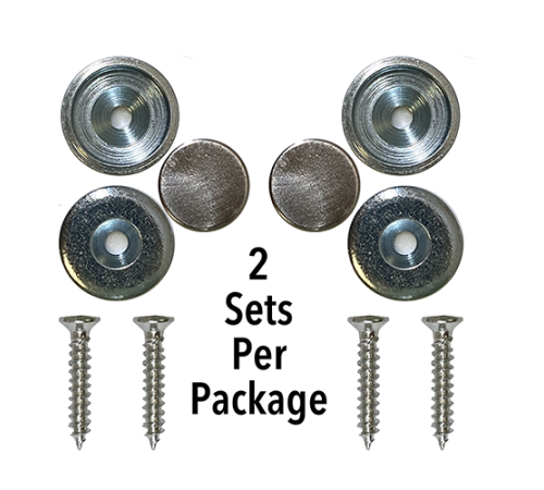 1/2" • Magnet Cup and Strike Plate Set