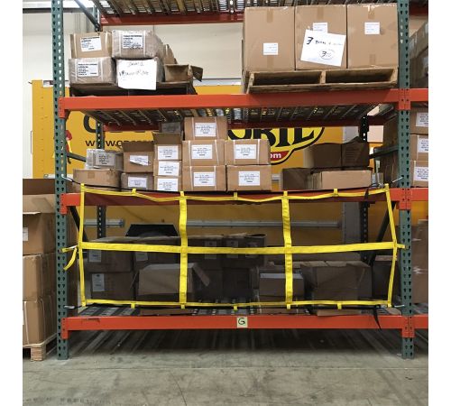 8ft • Sliding Pallet Rack Safety Net