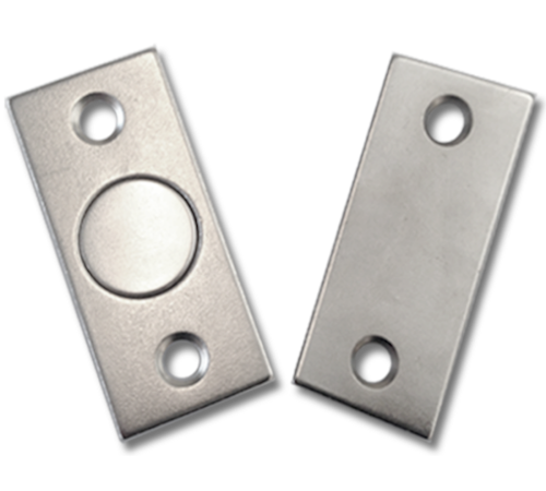 3/4" • Pocket Door Magnet and Strike Plate