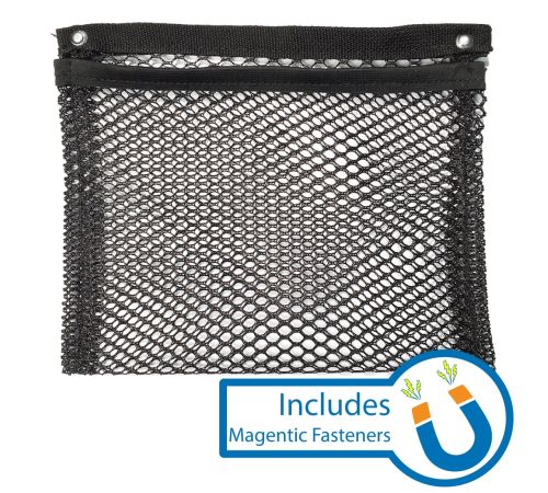 10" x 12" • Black Mesh Pocket w/Heavy Duty Magnets