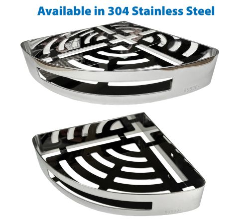 Shower Corner Caddy • 304 Stainless Steel