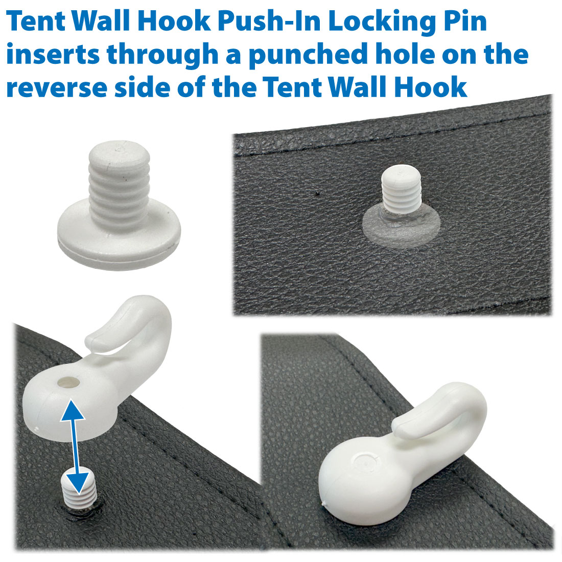 Tent Wall Hook • Stayput®